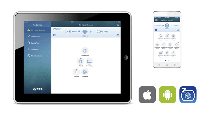 ARMOR Z1 AC2350 Dual-Band Wireless Gigabit Router Manage devices easily with One Connect app 